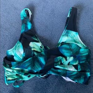 CUPSHE palm bikini set (NWT)